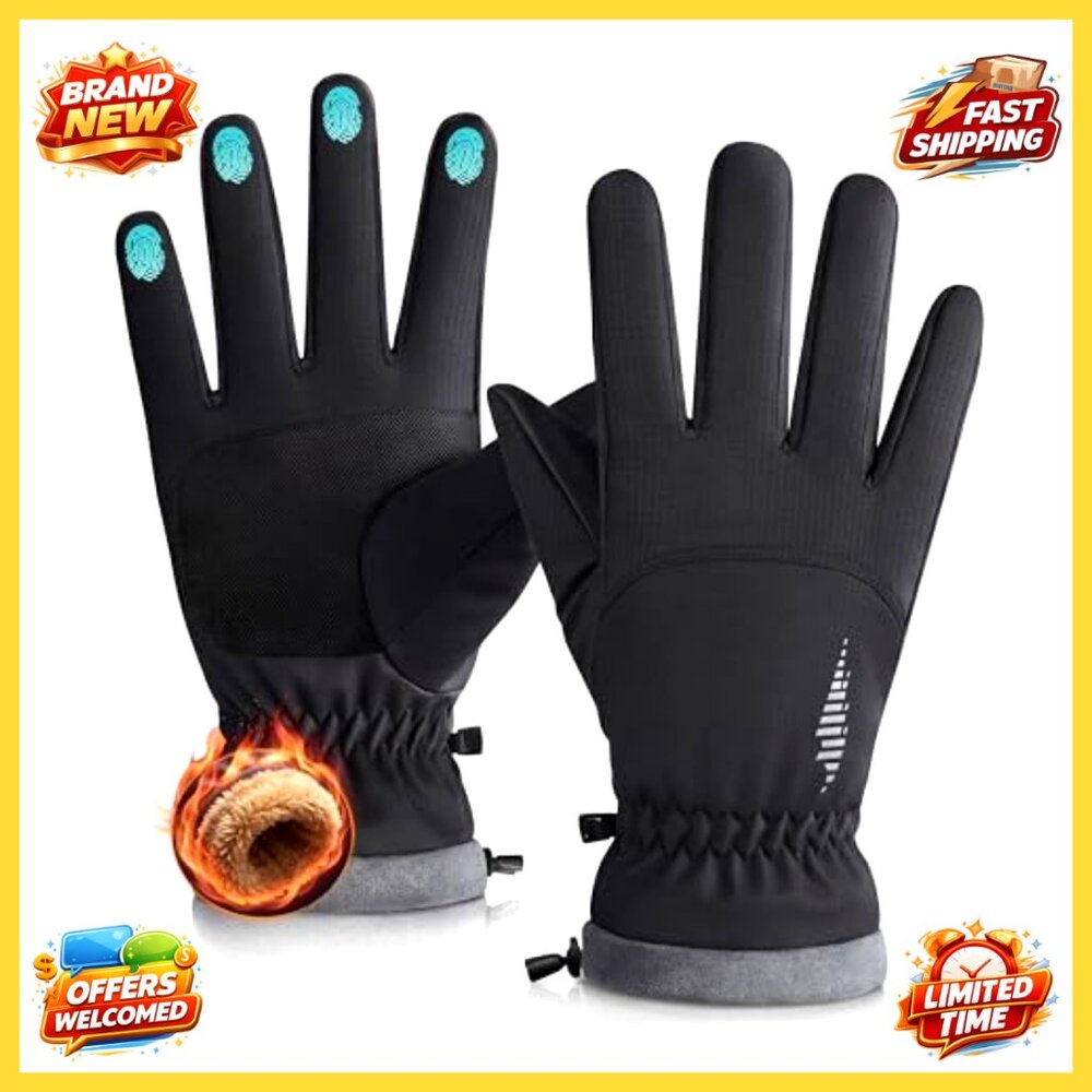 Winter Waterproof Touchscreen Gloves Windproof Th… - image 2